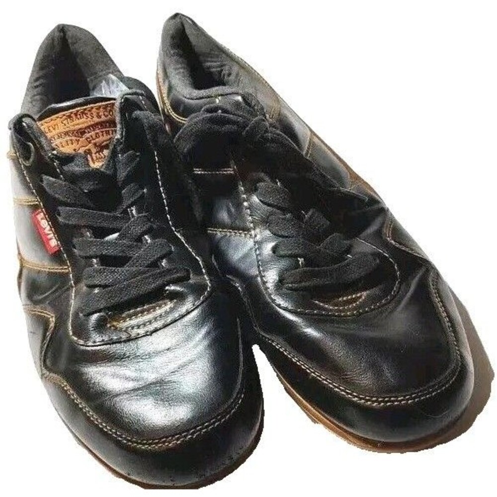 Levis Men's Dark Denim/Black Comfort Lace Up Sneakers/Shoes Men’s Size 11